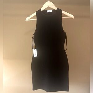 Bababton sculpt knit racer back dress